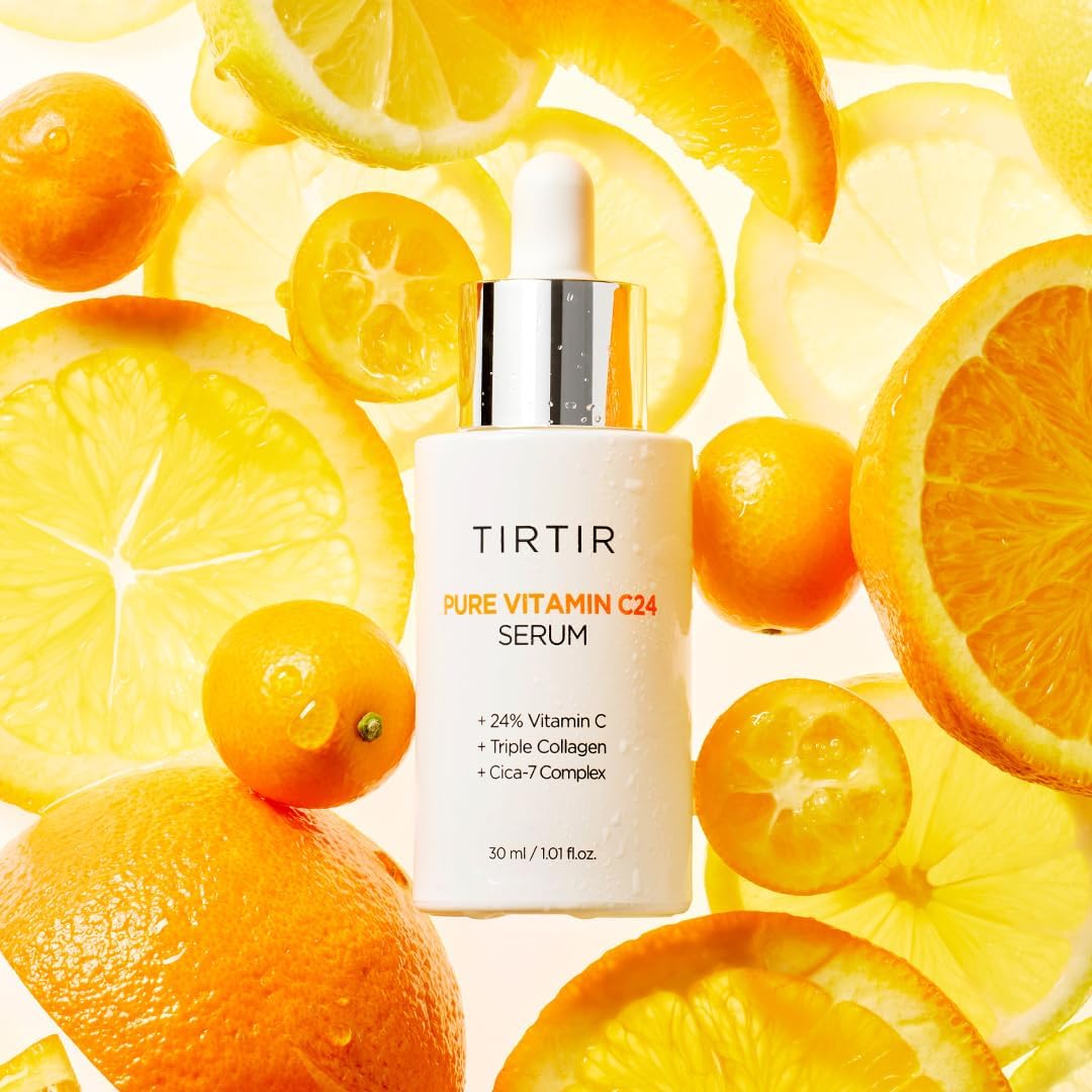 TIRTIR Pure Vitamin C 24% Face Serum – Dark Spot Remover for Sensitive Skin with Collagen Anti Aging Even out Skin Tone Non irritation tested, Wrkinkles, Korean Mild Vita C Facial Serum 30ml : Amazon.co.uk: Beauty