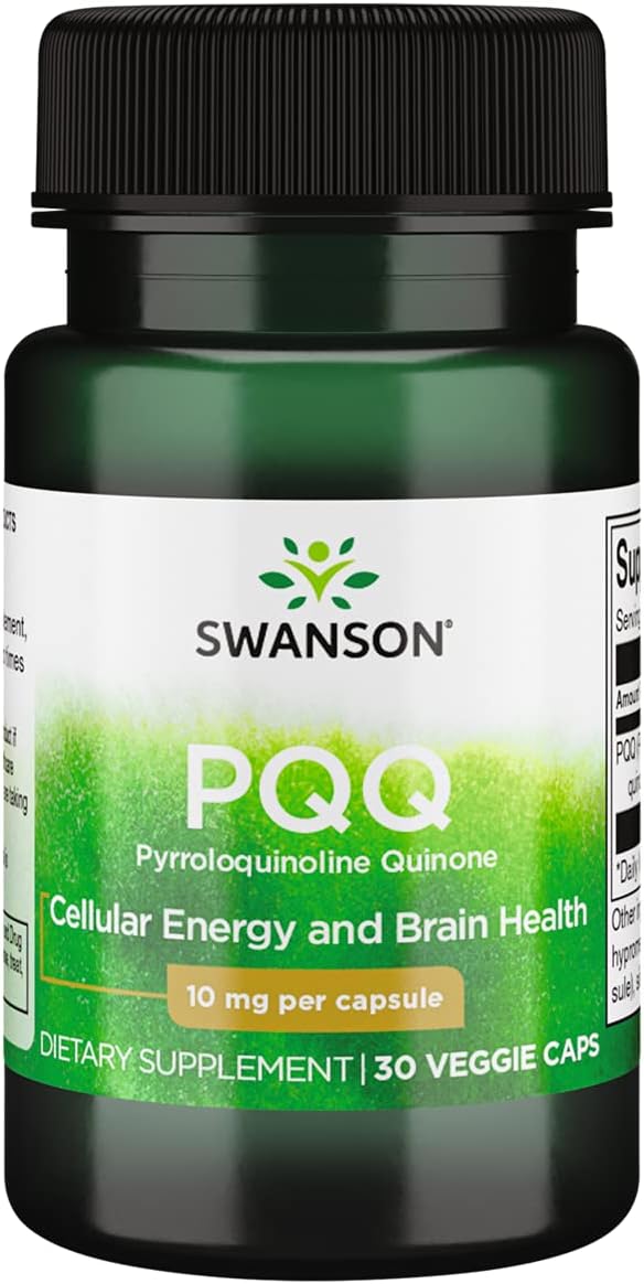 Swanson Pqq Pyrroloquinoline Quinone 10 Milligrams 30 Veg Capsules