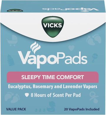 Vicks 20 Count Vapopads, White