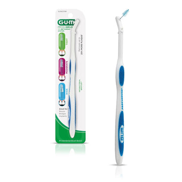 Gum Proxabrush Permanent Handle Refills - Compatible With Go-Betweens Interdental Brushes - Floss Picks For Teeth, Braces, And Implants