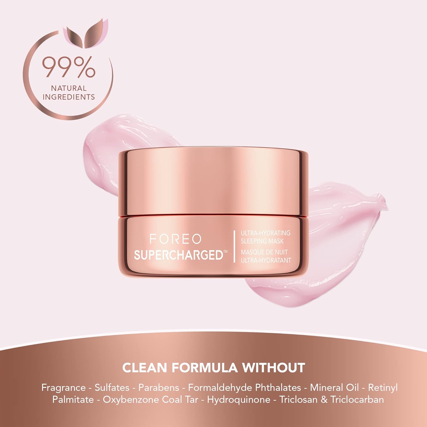 FOREO SUPERCHARGED Overnight Mask - Night Cream - Face Moisturiser - Rejuvenating Face Care - Overnight Face Cream - Hyaluronic Acid & Vitamin E - Vegan - Cruelty & Gluten-Free - Eco-Friendly - 75ml : Amazon.co.uk: Beauty