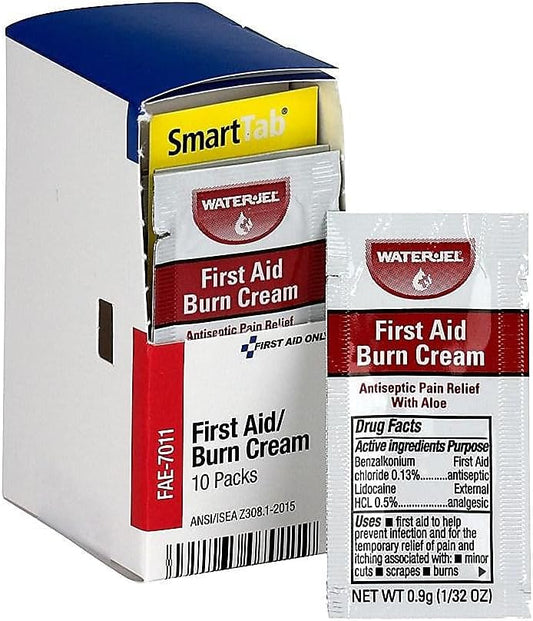 First Aid Only Fae-7011 Smartcompliance Refill Burn Cream Packets, 10 Count