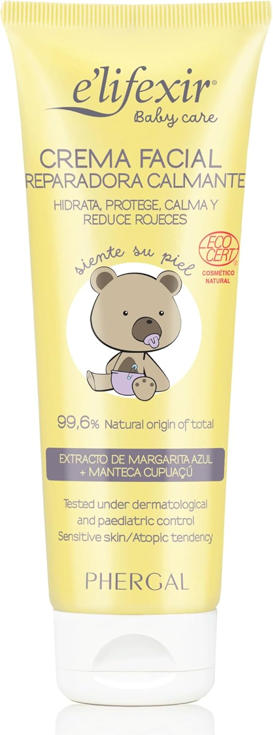 Elifexir Baby Care | Soothing Repairing Face Cream For Babies | Reduces Redness And Tension | Hypoallergenic | 99% Natural Ingredients 50 Ml
