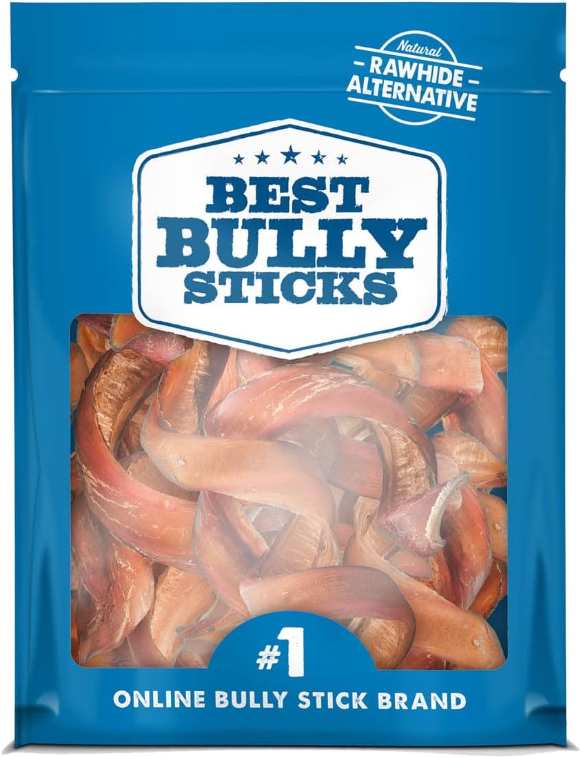 Best Bully Sticks All Natural Dog Chews - 5 Inch Curly Beef Collagen Sticks - Usa Baked & Packed - Highly Digestible, Limited Ingredient, Rawhide Alternative Dog Chew - 10 Pack