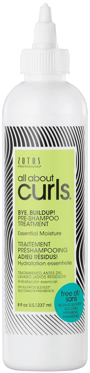 All About Curls Bye, Buildup! Pre Shampoo Treatment | Essential Moisture | Gentle Cleansing | All Curly Hair Types