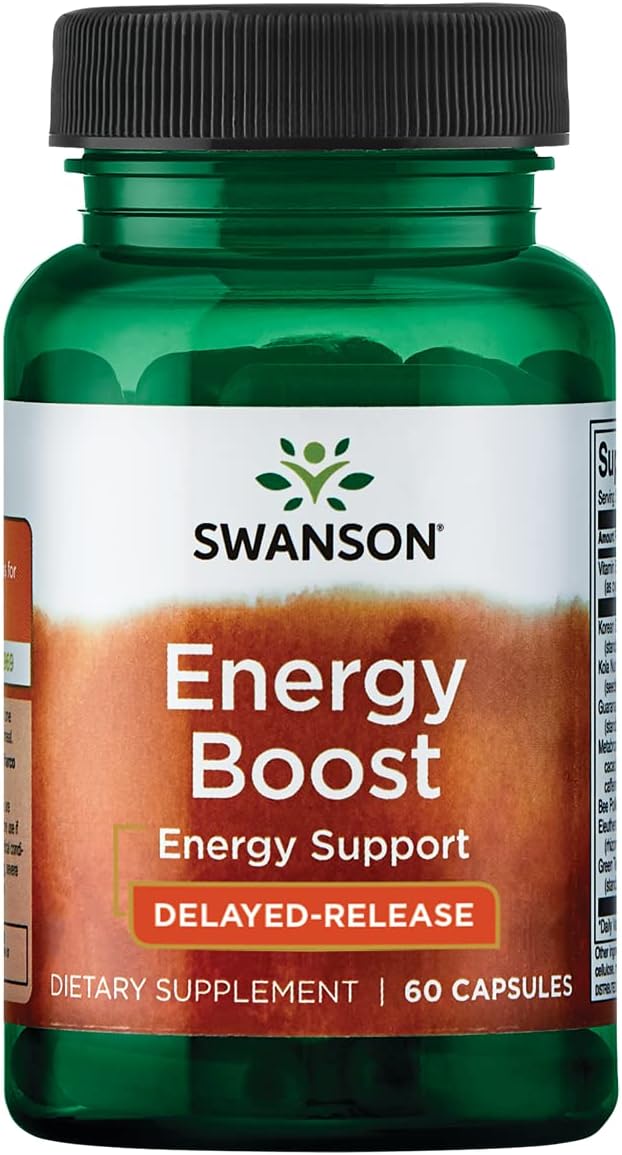 Swanson Ultra Energy Boost - Designed Release 60 Veg Caps