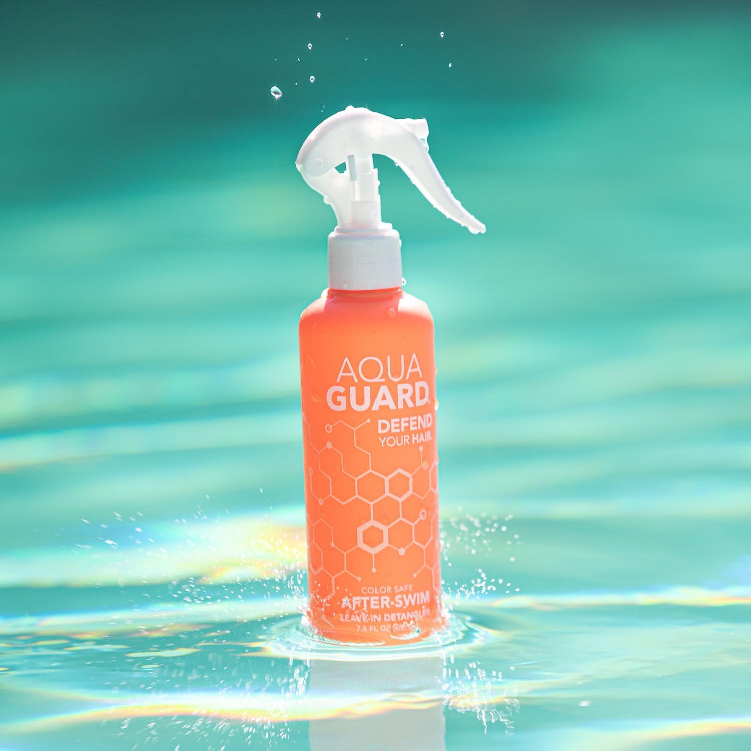 Aqua Guard After-Swim Uv Leave-In Detangler - Detangles, Softens & Shields Hair From Uv Rays - Paraben & Gluten Free, Vegan, Color Safe, Leaping Bunny Certified (2-Pack)