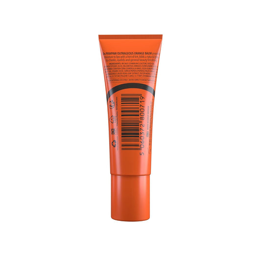 Dr.Pawpaw Outrageous Orange Balm, Multi-Purpose Natural No Fragrance, For Hydrating Lips, Skin, Hair, Cuticles, Nails & Beauty Finishing (10 Ml)