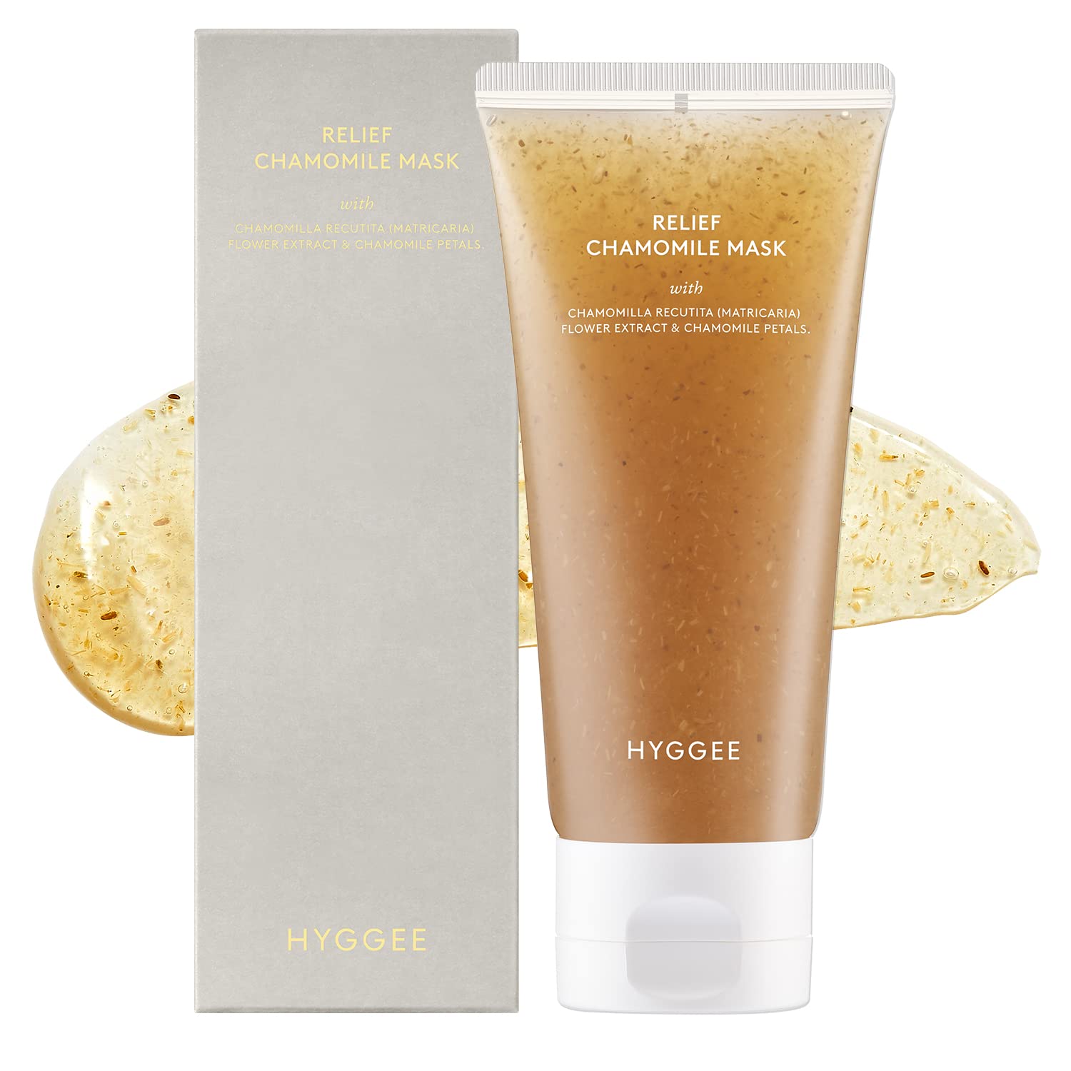 Relief Chamomile Mask - Wash Off Petal Mask With Bha & Chamomile Extract - Soothing & Gentle Exfoliation Treatment - Skin Relaxing & Hydrating Skincare, 3.21 Fl.Oz