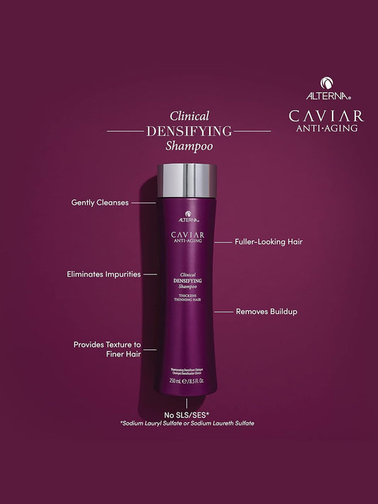 Caviar Anti-Aging Clinical Densifying Shampoo | For Fine, Thinning Hair | Thickens Hair, Protects Scalp | Sulfate Free