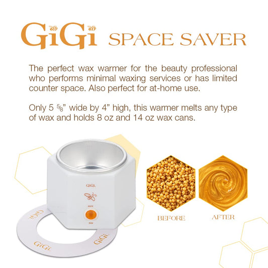 GiGi Space Saver Hair Removal Wax Warmer for 8, 14, and 18-oz Cans