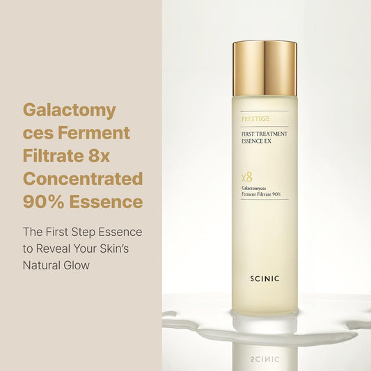 Scinic Prestige First Treatment Essence 5.1 Fl Oz (150Ml) | First-Step Essence | The Essence Strengthens The Skin Base | Intensive Barrier Care | 8X Concentrated Essence | K-Beauty