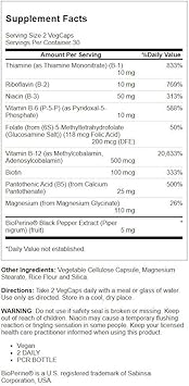 KAL Stress B Mag Glycinate, 60 VegCaps