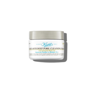 Kiehl'S Rare Earth Deep Pore Cleansing Mask, Pore-Minimizing Face Mask For Clogged Pores, Detoxifies & Refines Skin, Absorbs Excess Oil, With Amazonian White Clay & Aloe Vera, For Normal To Oily Skin