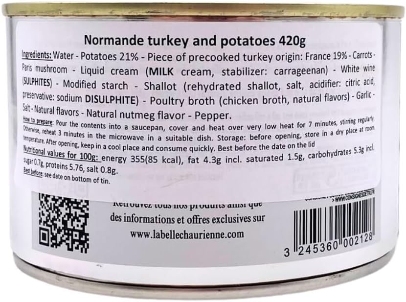 La Belle Chaurienne Turkey With Normandy Sauce 420G (1)