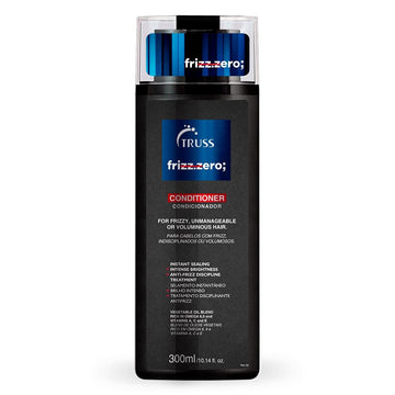 Truss Frizz Zero Conditioner - For Frizzy Hair - Anti Frizz, Anti Humidity Formula Protects Against Moisture While Providing Volume And Shine And Free Of Split Ends