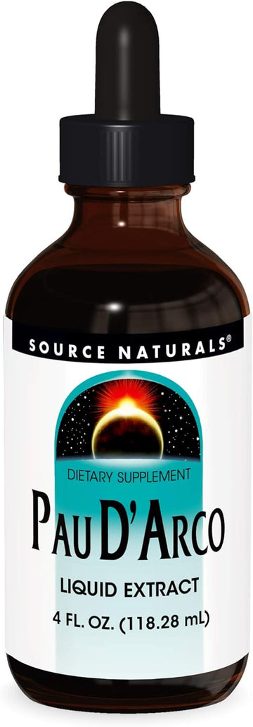 Source Naturals Pau D'Arco Liquid Extract, Support Resriotory Function