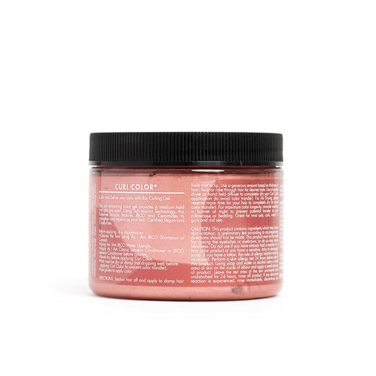 As I Am Curl Color - Rose Gold - 6 Ounce - Color And Curling Gel - Temporary Color - Vegan And Cruelty Free