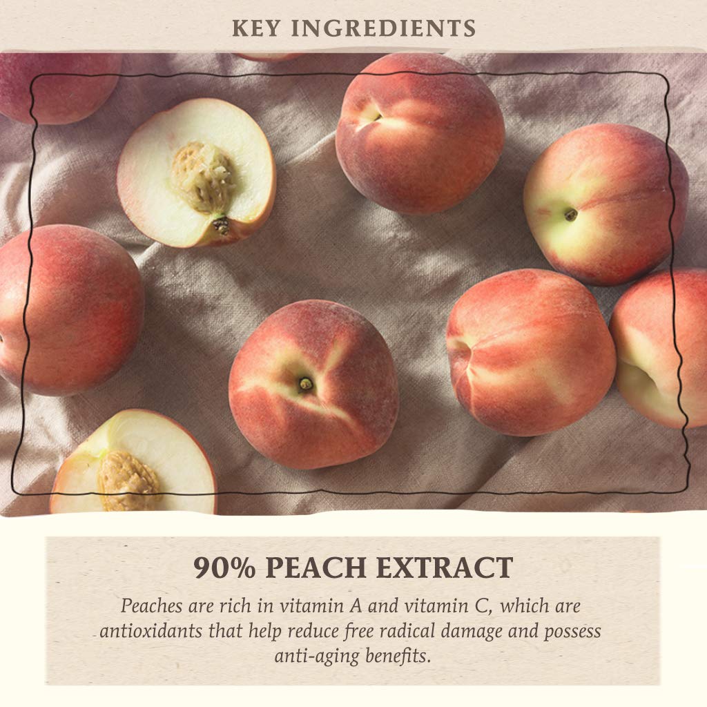 SKINFOOD Peach Jelly Soothing Gel - 90% Peach & Aloe Vera Face & Body Moisturizer, 10.14oz (300ml) : Beauty & Personal Care