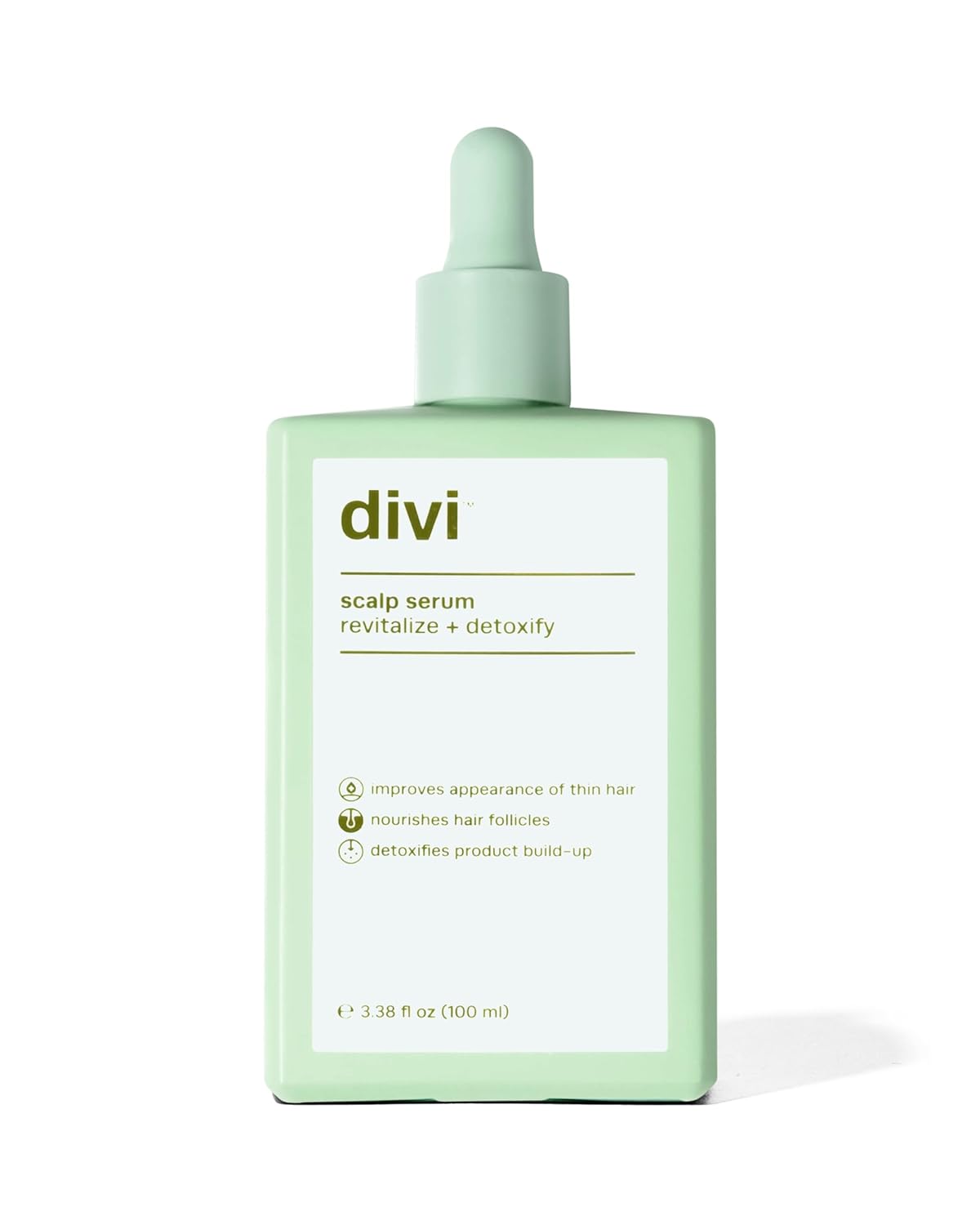 divi Hair Scalp Serum for Women and Men - Revitalize and Balance Your Scalp - Improves Appearance of Thinning Hair, Nourishes the Scalp and Helps Remove Product and Oil Buildup