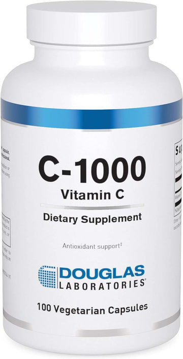 Douglas Laboratories C-1000 | 100% Pure Vitamin C To Support Skin, Blood Vessels, Tendons, Joint Cartilage And Bone | 100 Capsules