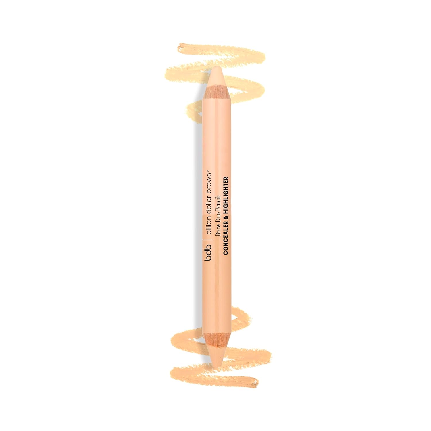 Billion Dollar Brows Duo Brow Highlighter & Concealer Pencil – 2-In-1 Creamy Formula For Lifting & Highlighting, Blendable Concealer & Buildable Highlighter, Cruelty-Free & Vegan For Radiant Brows
