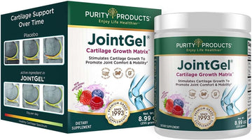 Purity Products JointGel Formula Collagen Peptides + MSM - Supports Joint Flexibility + Fortify Joint Cartilage - Berry Powder - 30 Day Supply
