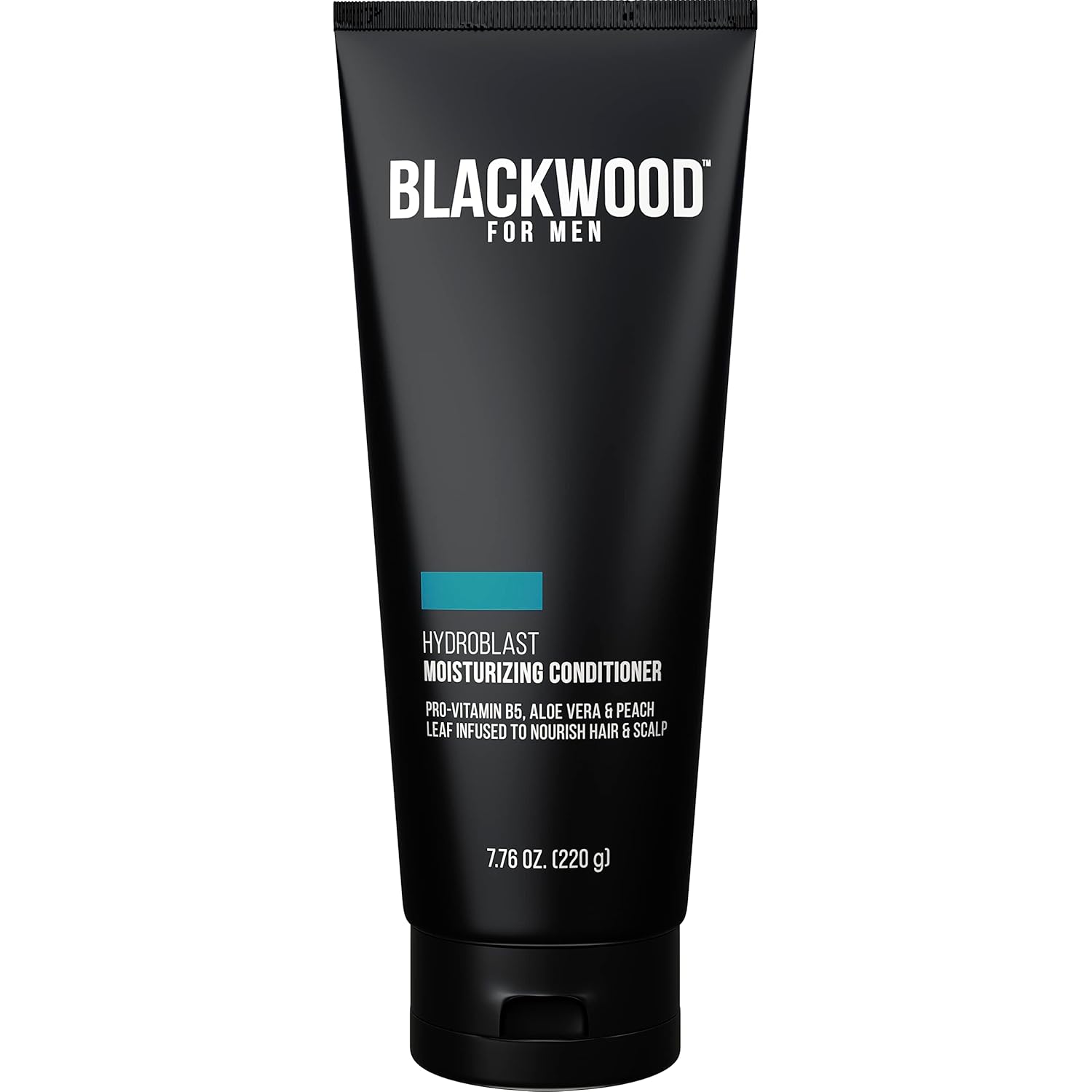 Blackwood For Men Hydroblast Moisturizing Conditioner - Deep Treatment For Damaged & Dry Hair - Natural Vegan Formula For Curly & Coarse Hair - Sulfate Free, Paraben Free, & Cruelty Free (7.76 Oz)