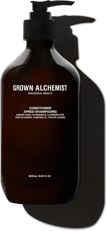 Grown Alchemist Hydra-Restore Conditioner - Damask Rose, Chamomile, Lavender Stem, Organic, Hydrating, Clarifying, Deep Cleansing Conditioner - Natural Silicone Free, Vegan Hair Formula 300 Ml