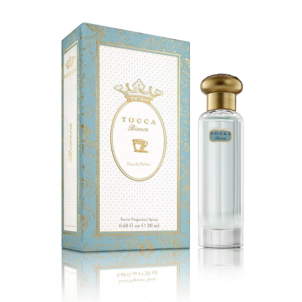 Tocca Eau De Parfum, Bianca: Fresh Floral, Rose, Lemon, Green Tea, Hand-Finished Bottle (20 Ml)