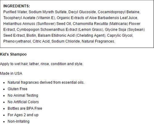 Rainbow Research Herbal Original Shampoo For Kids - 12 Oz : Hair Shampoos : Beauty & Personal Care