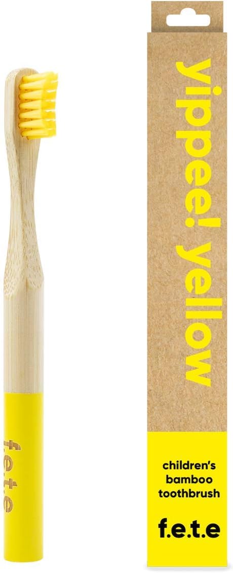 f.e.t.e | Positively Pink Children's Bamboo Toothbrush | Biodegradable & Compostable Handle | Recyclable Soft Bristles | Sustainable | Vegan : Amazon.co.uk: Health & Personal Care