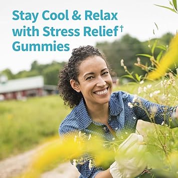 Garden Of Life Herbals Stress Relief Gummy With Rhodiola & Saffron For Positive Mood & Stress Response Plus Prebiotics & Probiotics For Digestive Support  Non-Gmo, Gluten-Free, Kosher, 30 Servings
