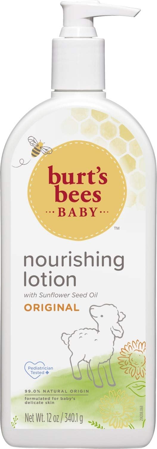 Burt's Bees Baby Nourishing Lotion, Original Scent Baby Lotion - 12 Ounce Bottle