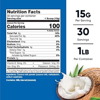 Nutricost Coconut Milk Powder 1Lb