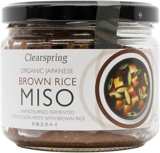 Clearspring Pasteurised Organic Japanese Brown Rice Miso Paste, 300g : Amazon.co.uk: Grocery