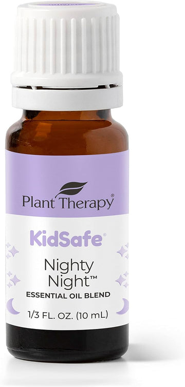 Plant Therapy Kidsafe Nighty Night Essential Oil Blend For Sleep 10 Ml (1/3 Oz) 100% Pure, Undiluted, Natural Aromatherapy, Therapeutic Grade