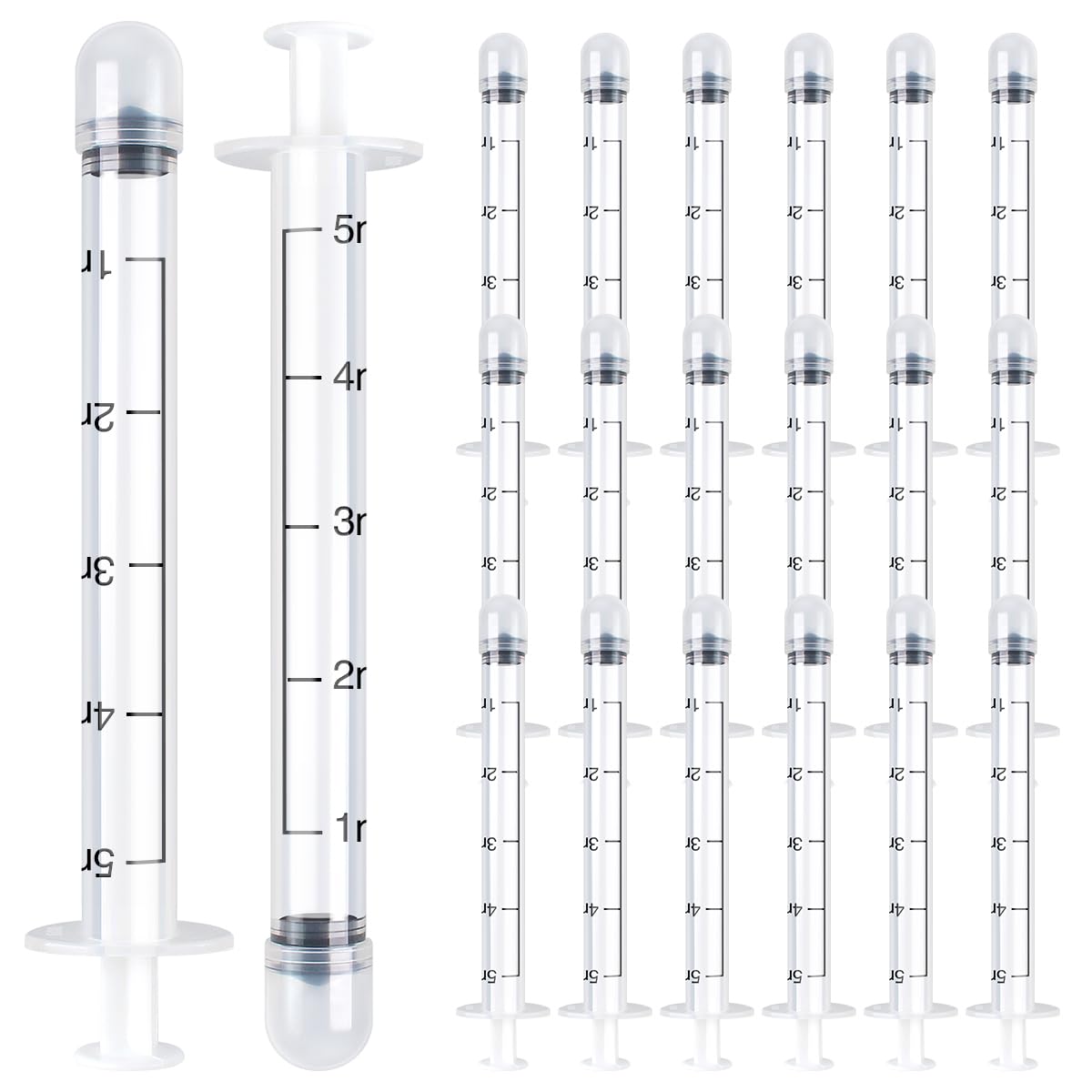 20 Pack Disposable Vaginal Cream Applicators - Fit OTC Gels, Lubes, Premarin, Estrace, Preseed or Creams Products - Comfortable Design, Individually Wrapped, Dosage Markings