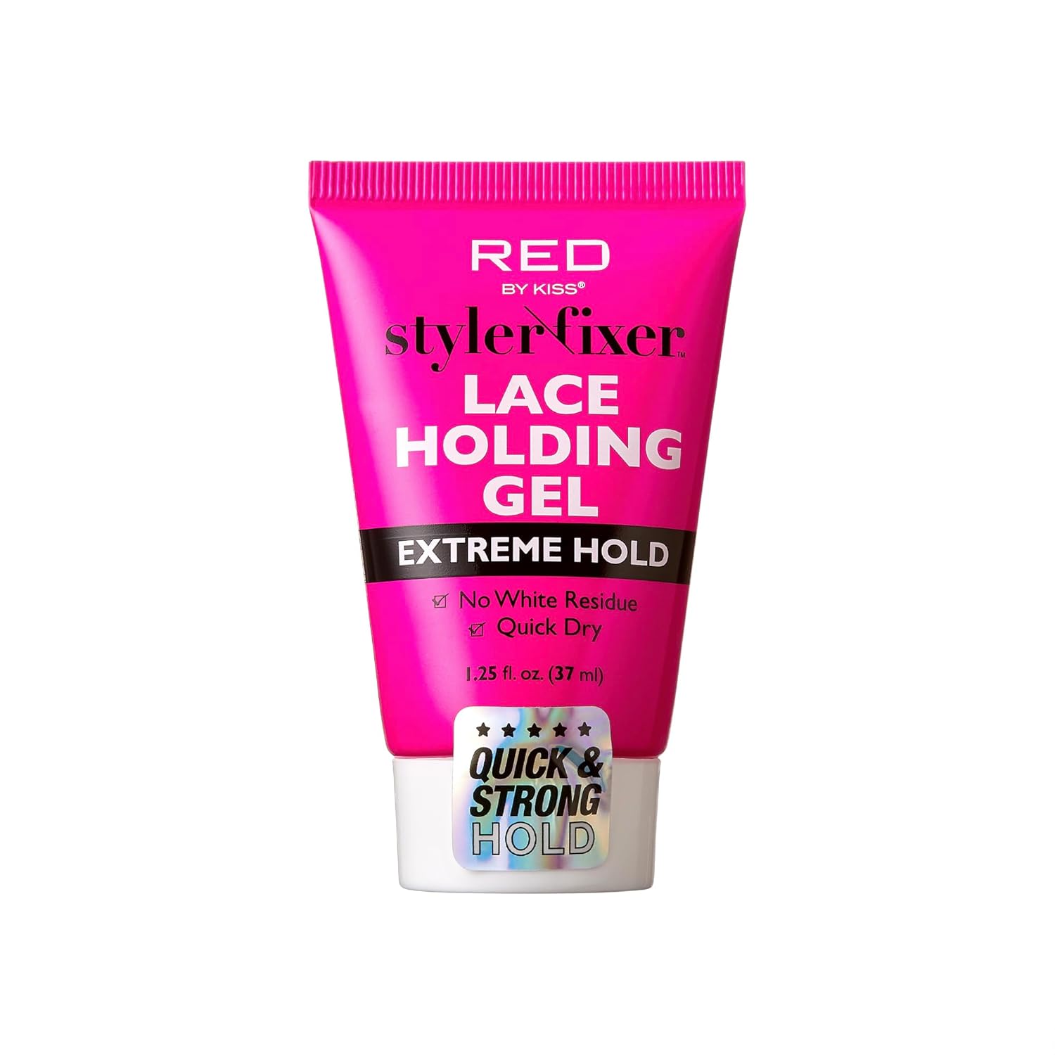 Red By Kiss Styler Fixer Lace Holding Gel, Long Lasting 72-Hr Wear, Quick-Dry Formula For Seamless Lace Application, Scalp Protection & Conditioning (Ultimate Hold, 4 Fl Oz)