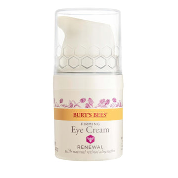 Burt'S Bees Renewal Firming Eye Cream With Natural Retinol Alternative, Reduces Appearance Of Lines, Wrinkles, Under-Eye Circles And Crow'S Feet, 99 Percent Natural Origin Skin Care, 0.5 Oz. Bottle