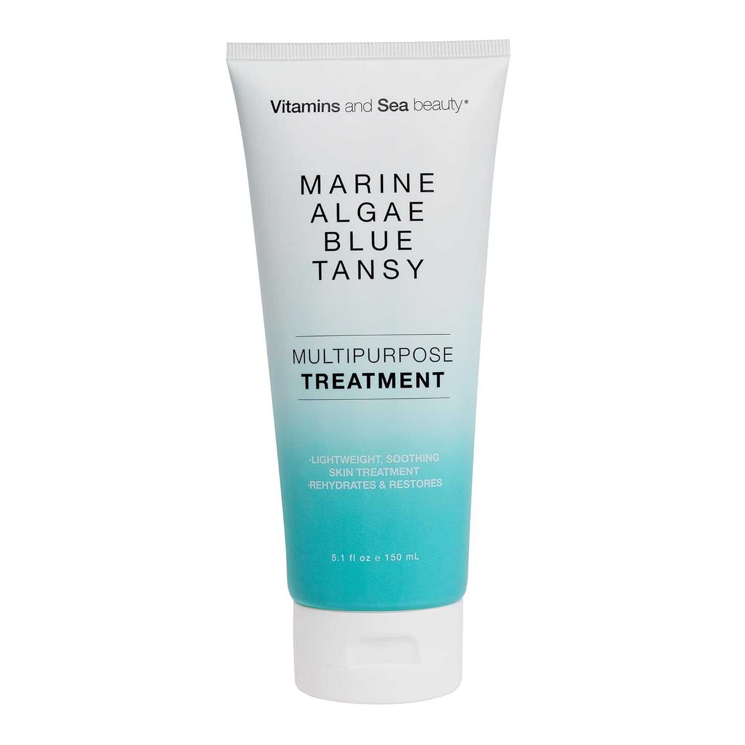 Multipurpose Treatment With Marine Algae & Blue Tansy – Soothing Face & Body Hydration – Lightweight, Replenishing Moisturizer – Vegan, Paraben-Free – 5.1 Fl Oz