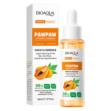 Bioaqua 98% Papaya Extract Vitamin C Nourish Pawpaw Essence Deep Hydration Fine Pores 30Ml / 1.01Fl.Oz