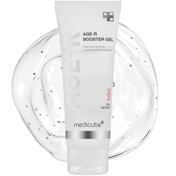 Medicube Age-R Booster Gel Serum For Skin Care Devices - Moisturizing And Nourishing Facial Serum With Plant Stem Cell Extract, Hyaluronic Acid, Collagen - Hypoallergenic Korean Skin Care