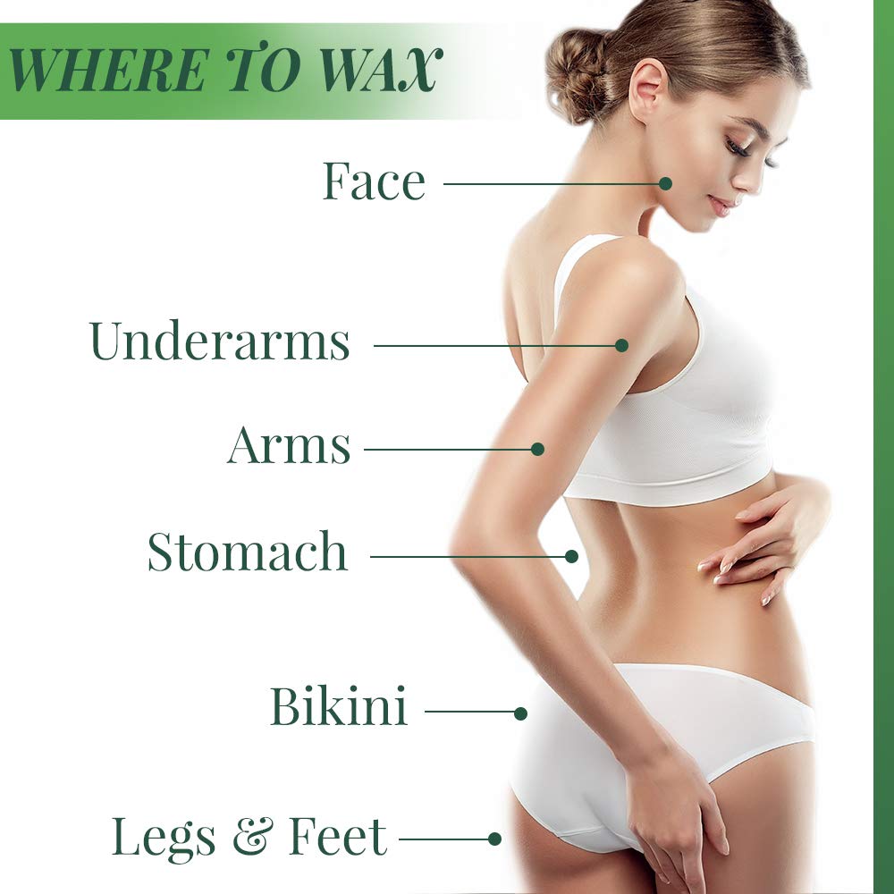 Clean + Easy Barezilian Hard Wax, Non-Strip Hair Removal Depilatory Wax For Full Body, Bikini Brazilian Waxing, Great For Sensitive Skin - Ideal For Women And Men, 14 Oz : Hair Removal Wax : Beauty & Personal Care