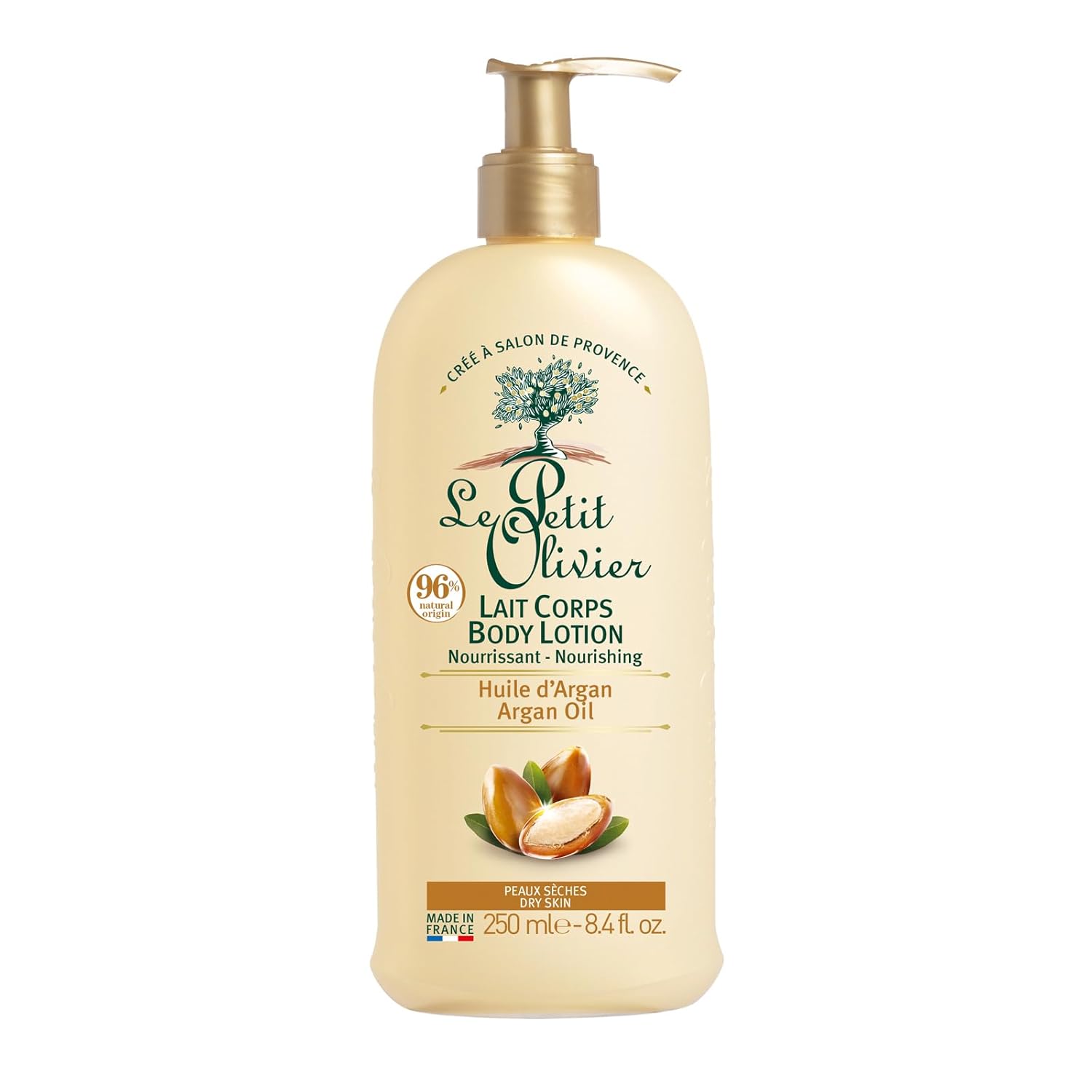 Nourishing Body Lotion - Light, Non-Greasy Texture - Enriched With Argan Oil - Nourishes Skin, Leaving It Soft And Silky - For Normal To Dry Skin - Silicone Free - 8.4 Oz