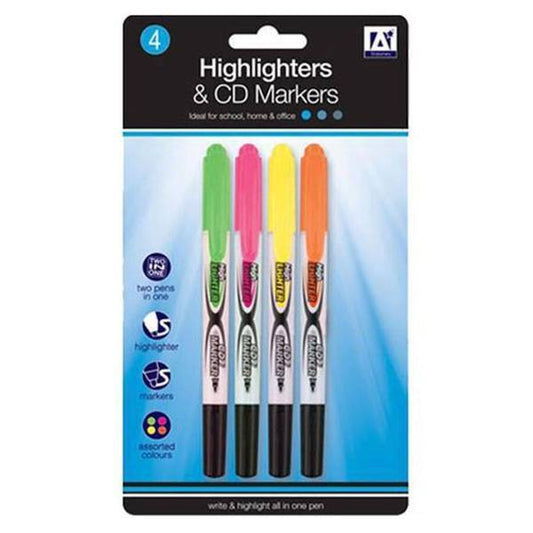 Anker Marker & Highlighter (Pack Of 4)