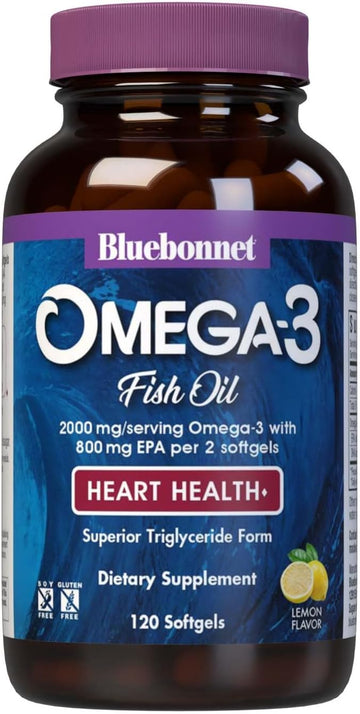 EPAX Omege-3 Heart Formula 120 SoftGels 1000 mg by Bluebonnet