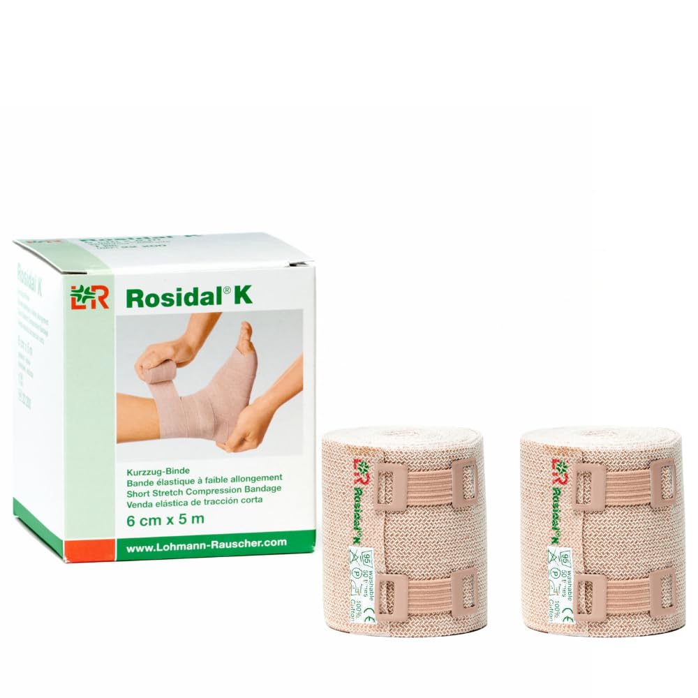 Rosidal K 6Cm X 5M Shorth Stretch Bandage 2 Each : Health & Household