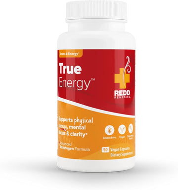 Redd Remedies, True Energy, Supports Energy Production And Stamina, 50 Vegan Capsules