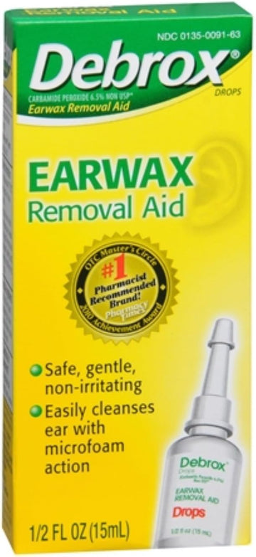 Debrox Drops Earwax Removal Aid 0.50 oz (Pack of 6) : Health & Household